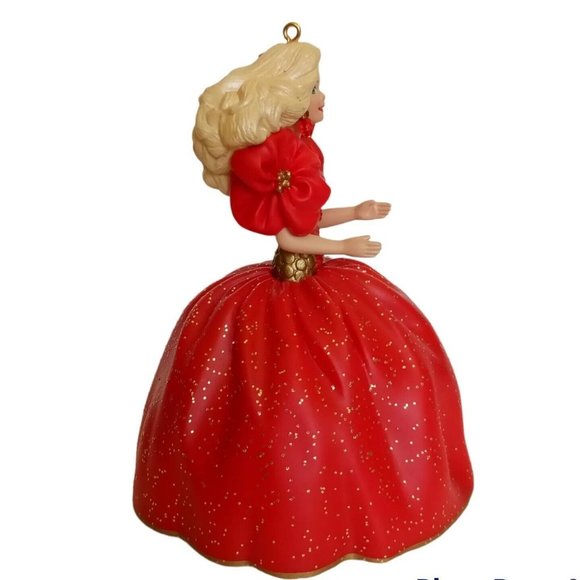 Hallmark HOLIDAY BARBIE Ornament vintage 1993 QX5725 Collector's Series In Box - Picture 5 of 9